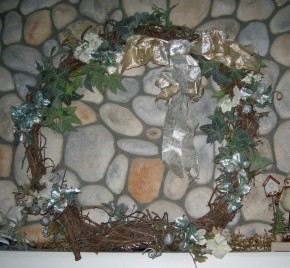 Christmas grapevine wreath Grapevine Christmas Wreath
