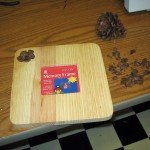 cut up pinecone