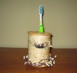 rustic tb holder Rustic Toothbrush Holder
