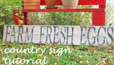 a a sign for can and own your make country making sign making rustic you create sign