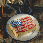 flag rice krispie treats flag rice krispie treats
