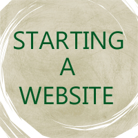 starting a website starting a website