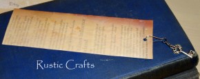 shabby bookmark shabby bookmark