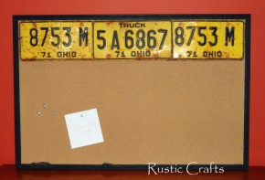 recycled license plate cork board recycled license plate cork board