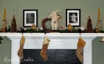 study Christmas mantel study Christmas mantel