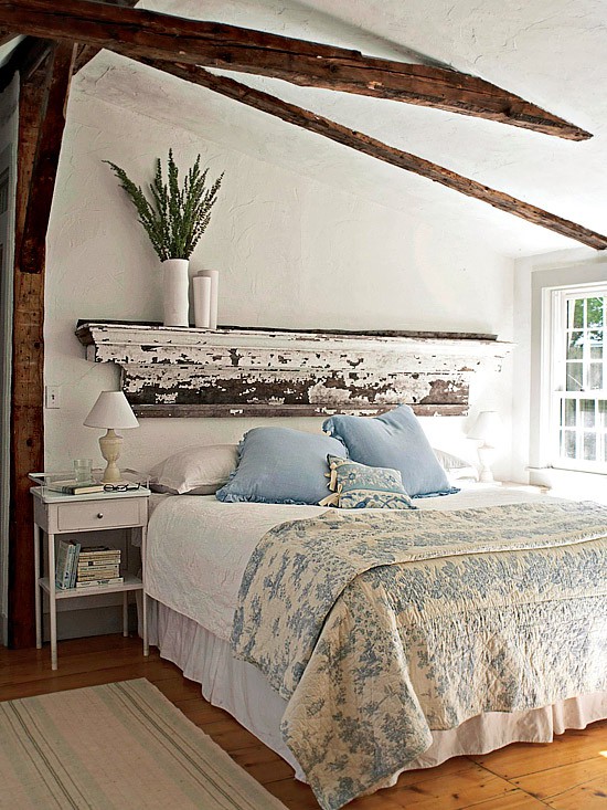 ... White In A Rustic Shabby Chic Bedroom | Rustic Crafts & Chic Decor