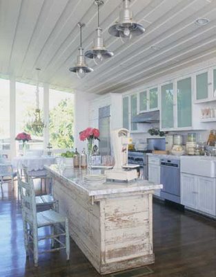 Rustic Kitchen on Tema  Estilo Shabby Chic