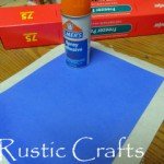 Demonstration for cutting freezer paper to an 8 1/2 x 11 inch size.