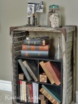 old crate bookcase old crate bookcase