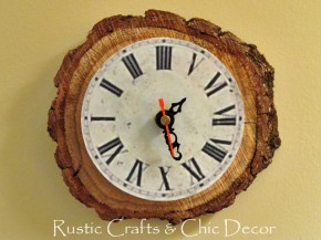 rustic chic clock rustic chic clock
