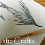 Tools needed to transfer freezer paper image to wood.