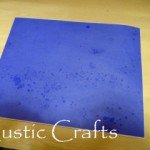 Result of freezer paper after being trimmed to proper size.