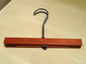 before wooden hanger