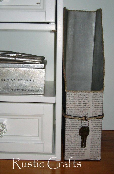 cropped paper holder