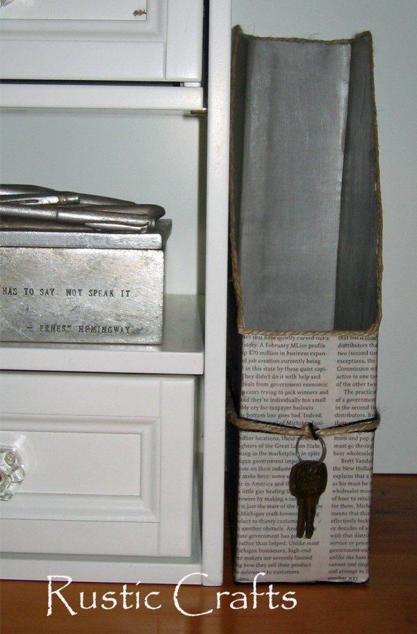 cropped paper holder