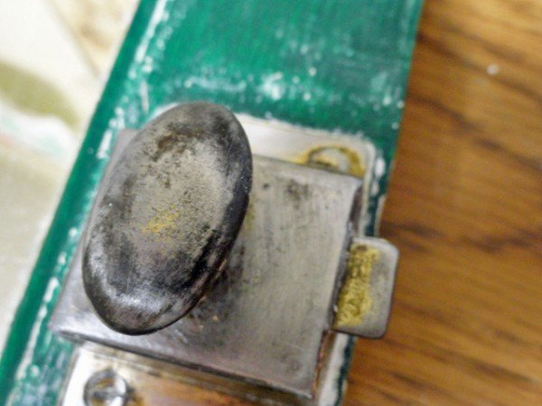 sanded knob