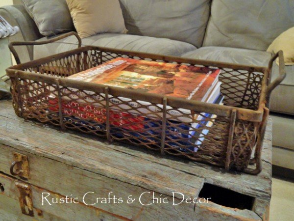 junk basket table decor3