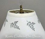 stencil lamp shade stencil lamp shade