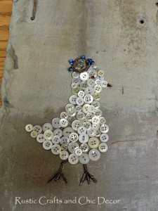 rustic-button-craft button-bird