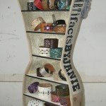 upcycled mannequin shelf by Artifacts By Janie recycled-crafts