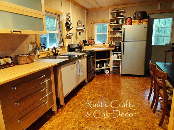 finished osb flooring: Rustic Crafts & Chic Decor