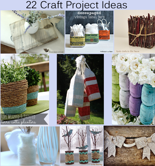 22 Craft Project Ideas - Rustic Crafts & Chic Decor