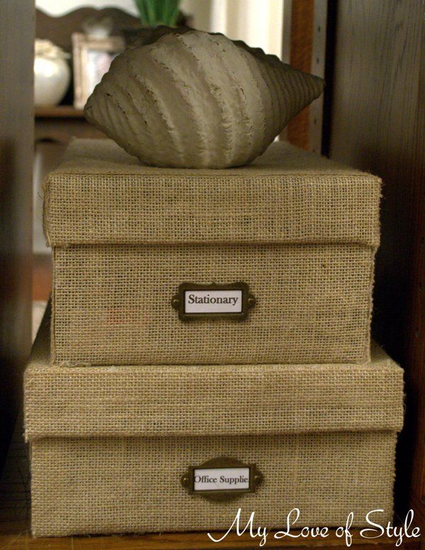burlap storage boxes burlap storage boxes