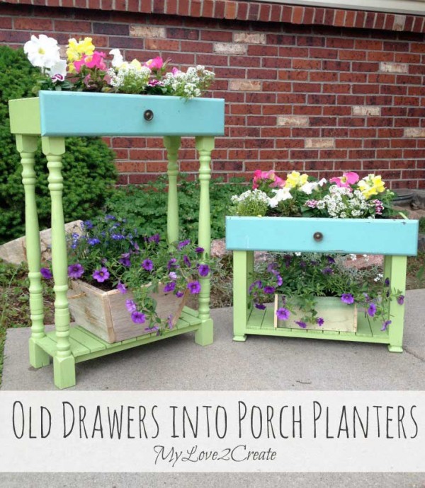 drawer-planter-boxes old drawer planter boxes