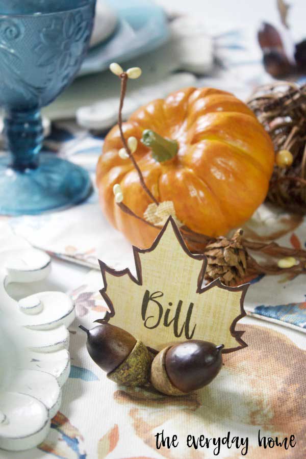 Thanksgiving table favors homemade