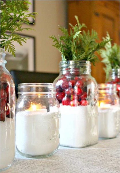 Christmas Candle Centerpieces To Make - Rustic Crafts & DIY