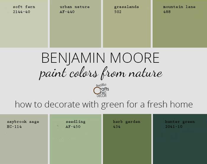 how to decorate with green