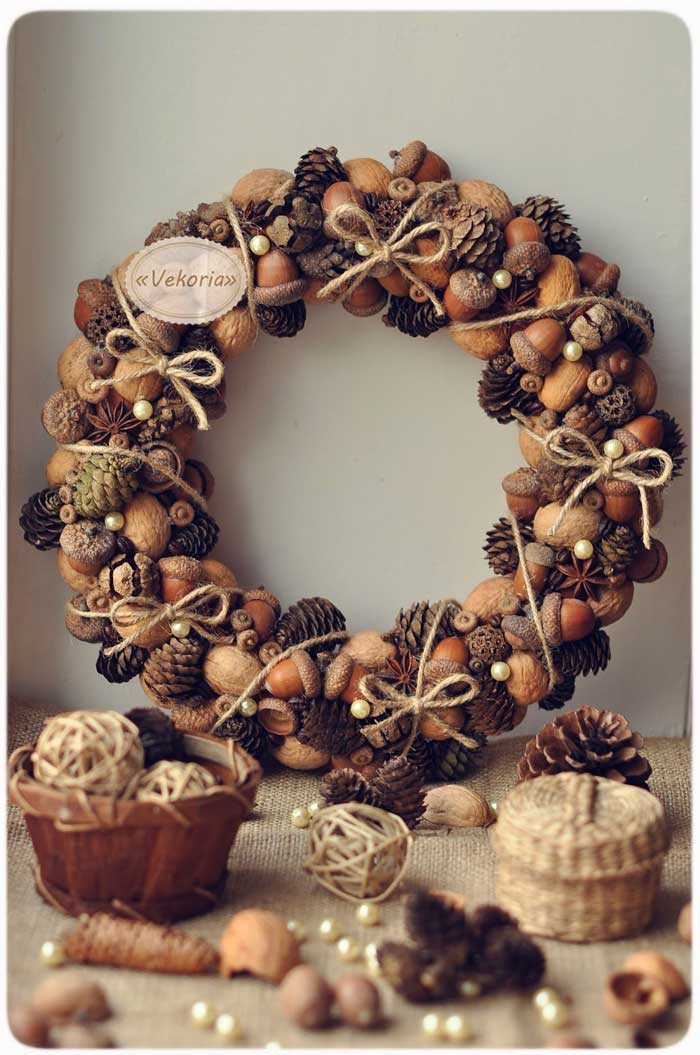 Pine Cone Crafts - using conifer cones and seed pods for rustic crafts