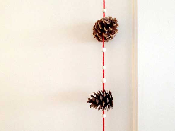 pine cone crafts garland