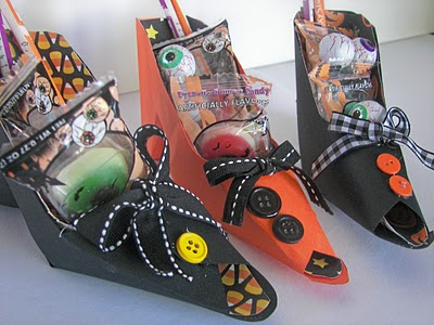 witches shoes halloween craft