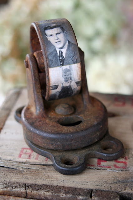 unusual crafts - photo wheel paper weight