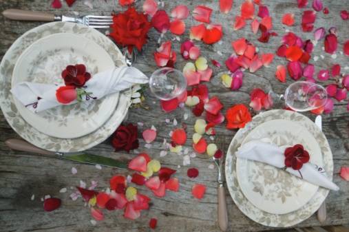 valentines day table settings