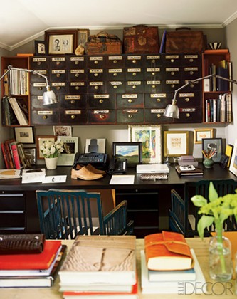 vintage home office