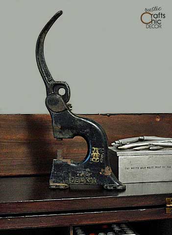 vintage home office hole puncher