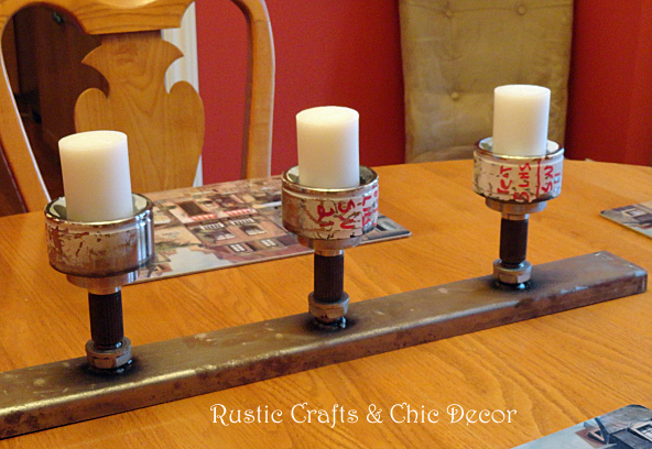 diy candle holders