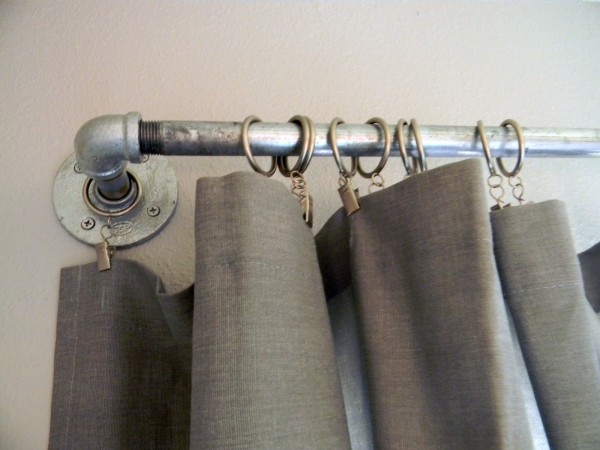 industrial curtain rod