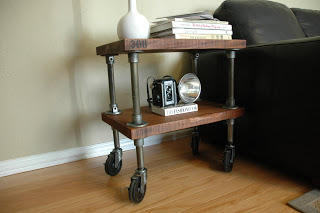 side table by Vintage Industrial