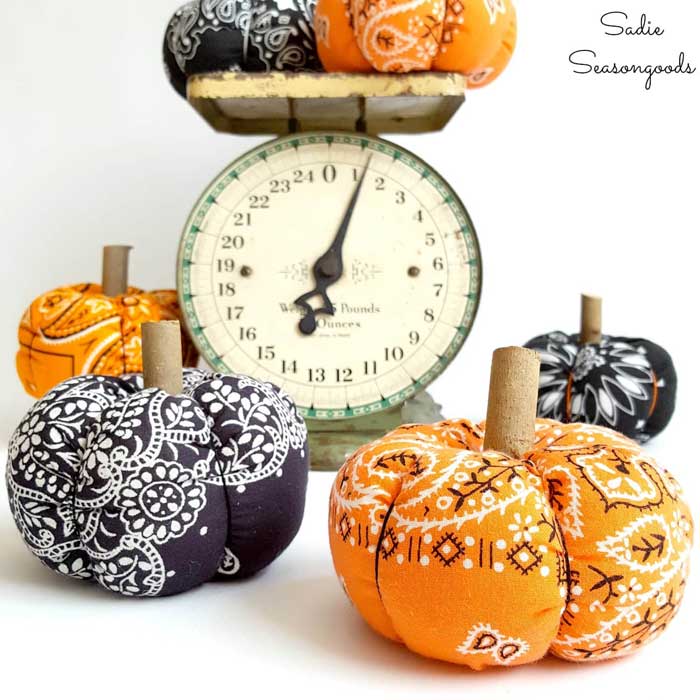 bandana pumpkins