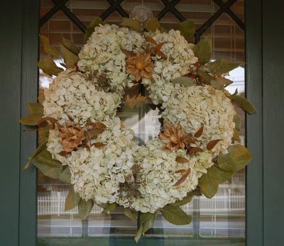 dried floral wreaths