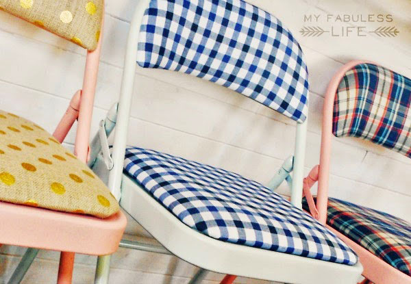 folding chair makeovers