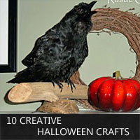 Halloween crafts by rustic-crafts.com