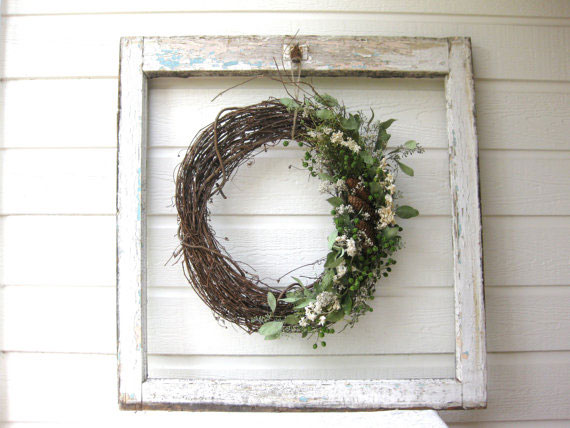 dried floral wreaths