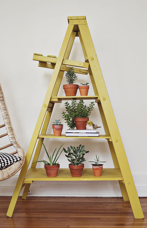 ladder shelves