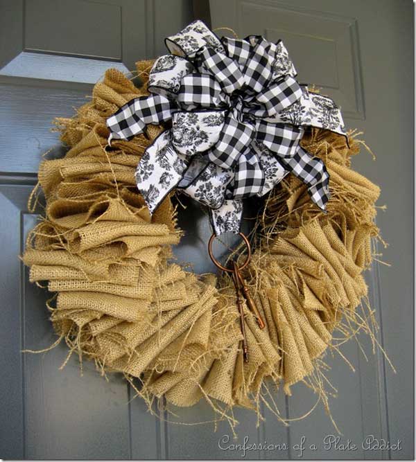 burlap craft ideas 