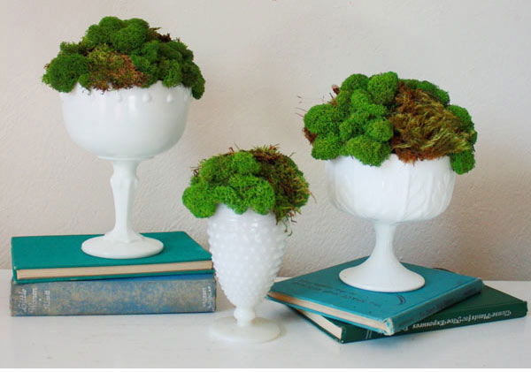 milk glass centerpiece ideas