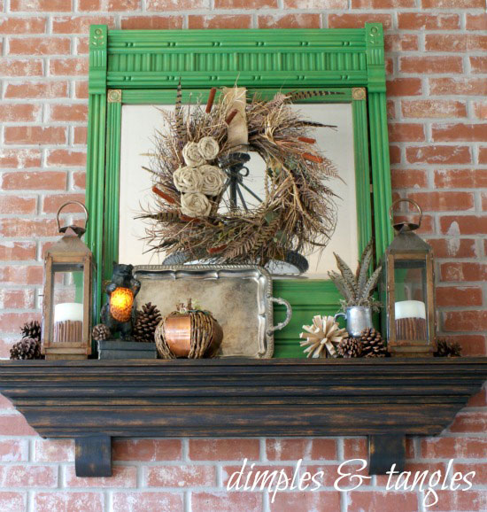 fall mantel decorating ideas